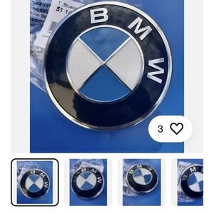 BMW New Emblem in Black, Blue, and White